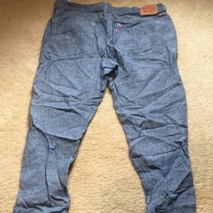 Levi linen boyfriend pants